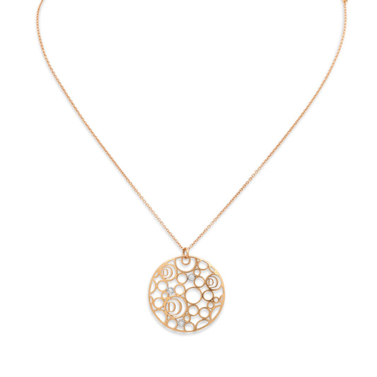 Damiani 'Damianissima' Diamond Necklace in 18K Rose Gold