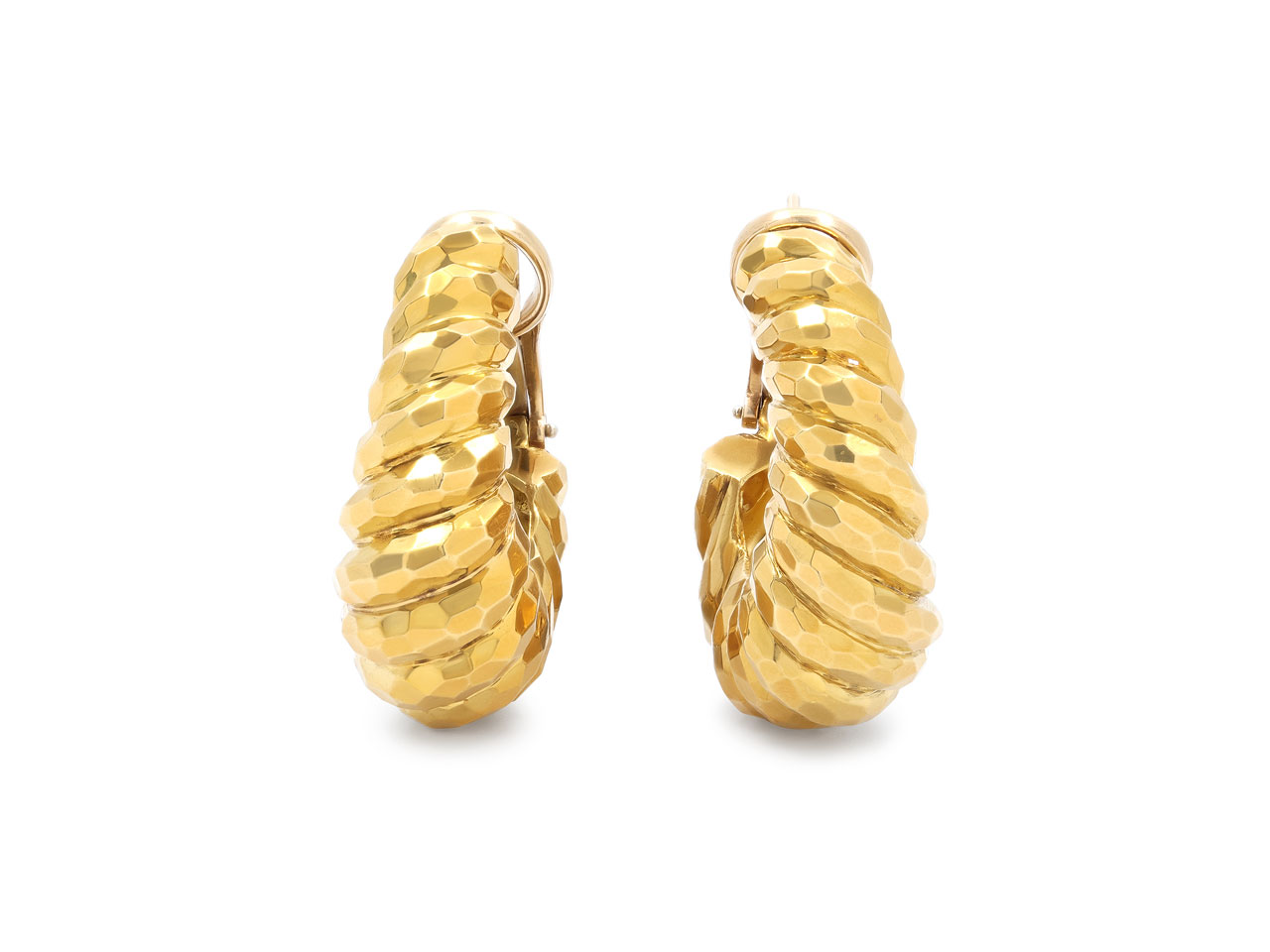 Henry Dunay Hoop Earrings in 18K Gold