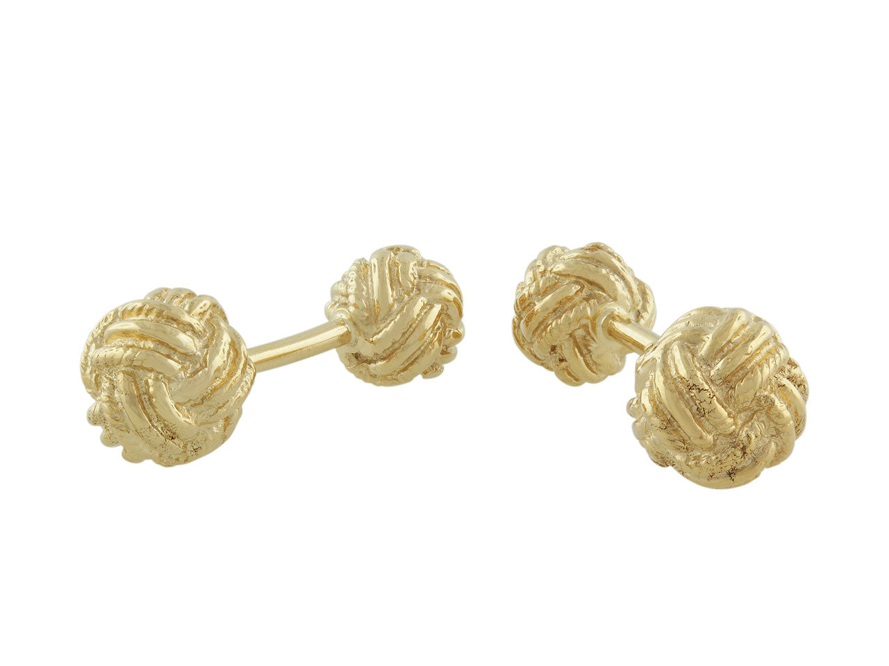 Knot Cufflinks in 14K Gold