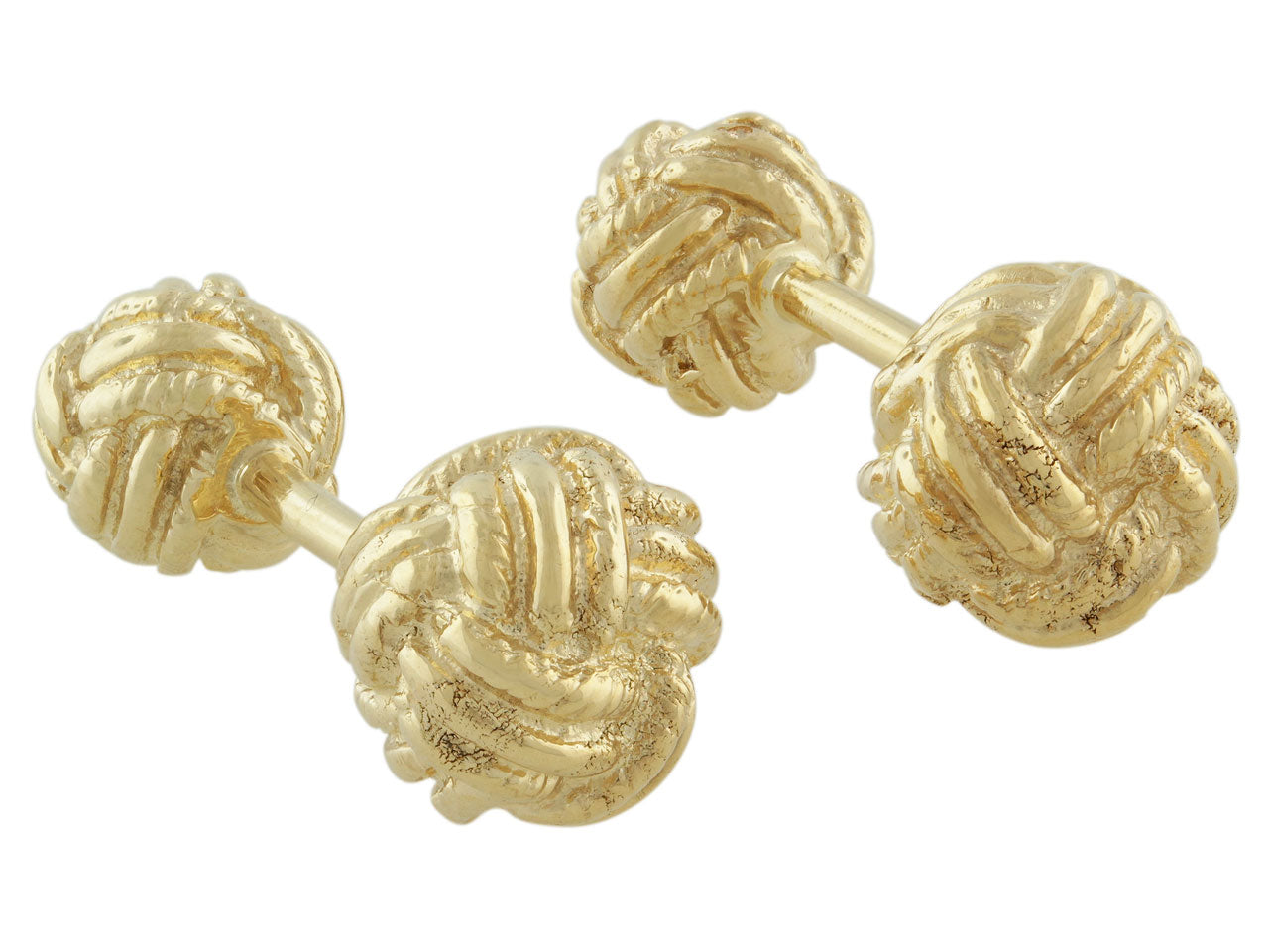 Knot Cufflinks in 14K Gold