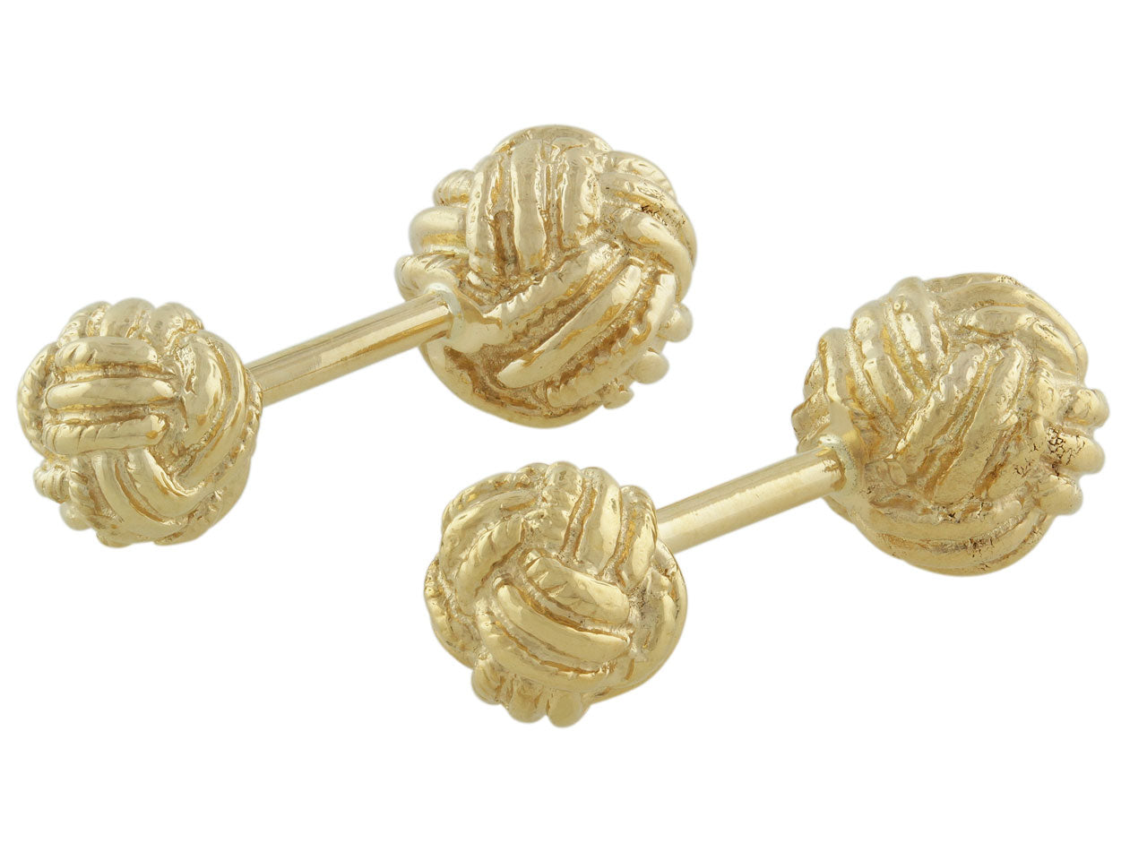 Knot Cufflinks in 14K Gold