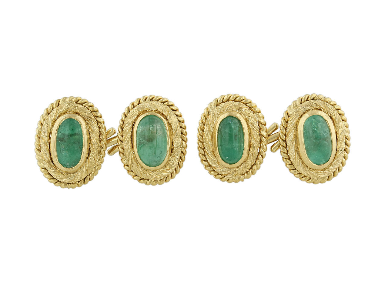 Emerald Cufflinks in 18K