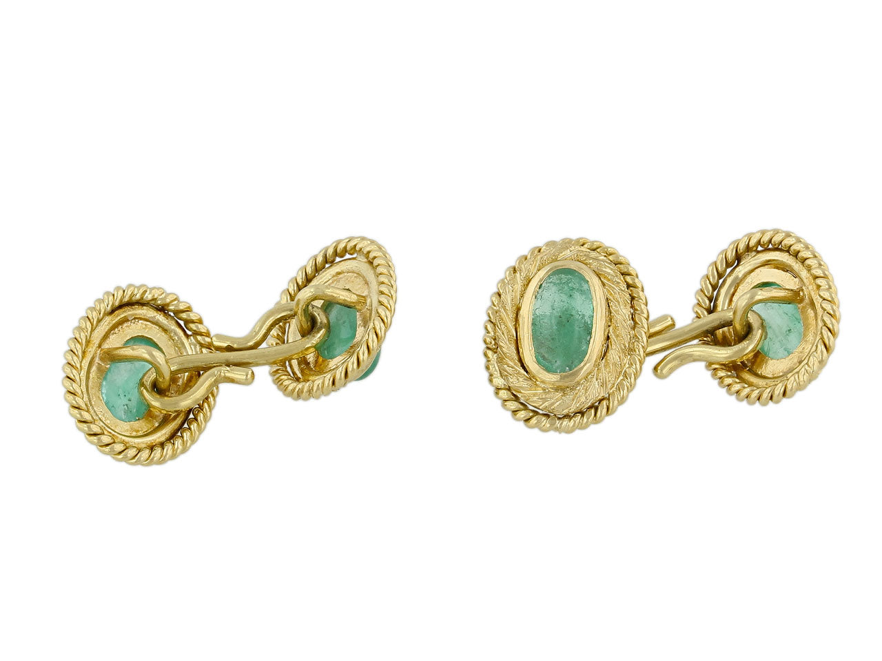 Emerald Cufflinks in 18K