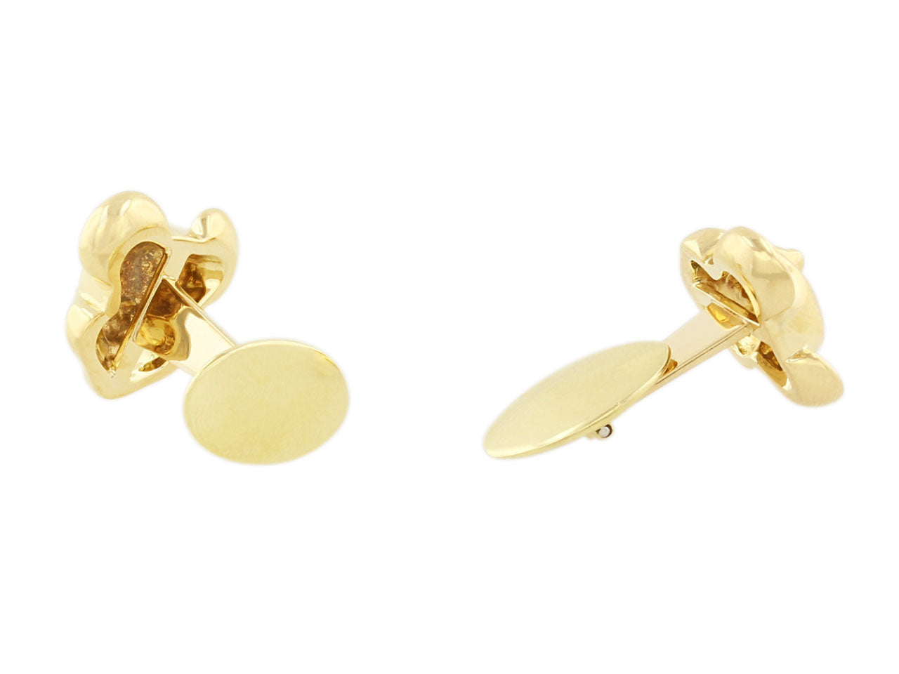 Mouse Cufflinks in 18K