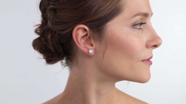 Beladora Bespoke Princess-Cut Diamond Stud Earring