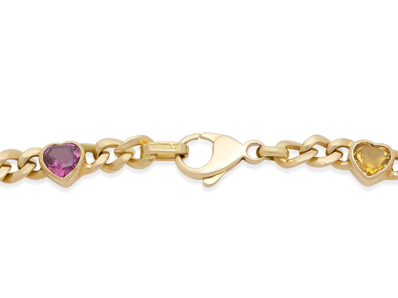 Tiffany and co hot sale gold heart bracelet