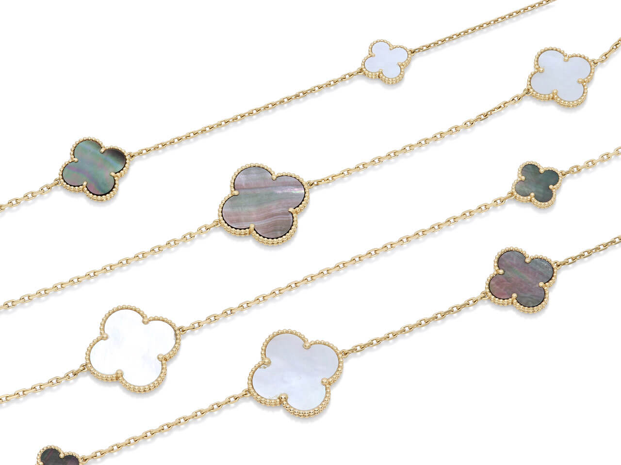 Designer Four Leaf Clover Jewelry Set With Mother Of Pearl And Green Flower  Clover Pendant Necklace, Bracelet, And Stud Earrings In Gold And Silver  With Box From Fashion_realm, $24.48 | DHgate.Com