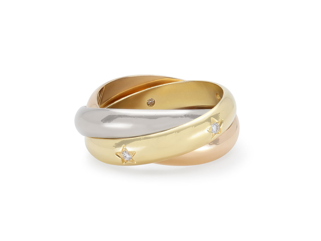 Cartier trinity ring outlet yellow gold