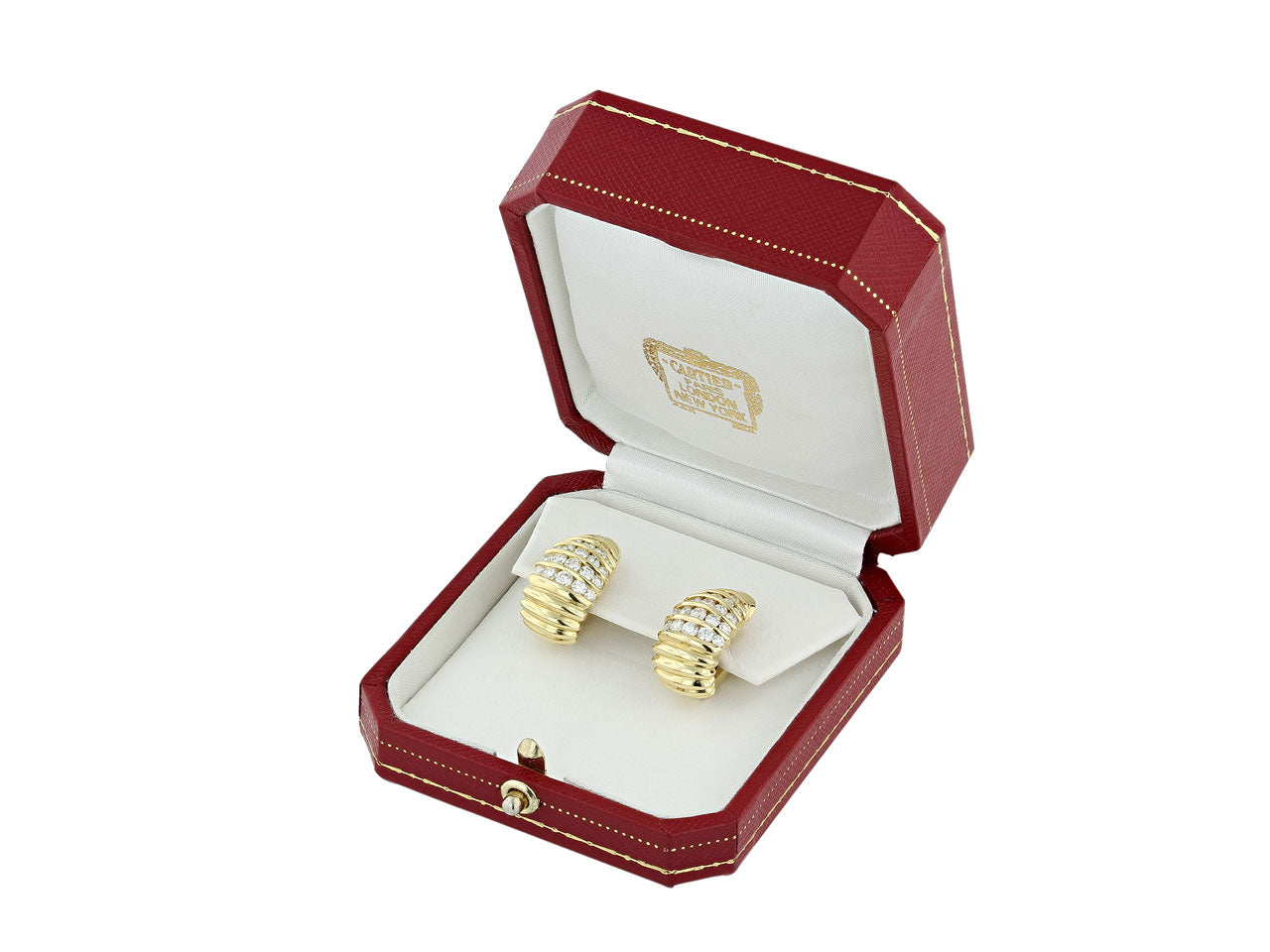 Cartier Diamond Earrings in 18K #504186 – Beladora